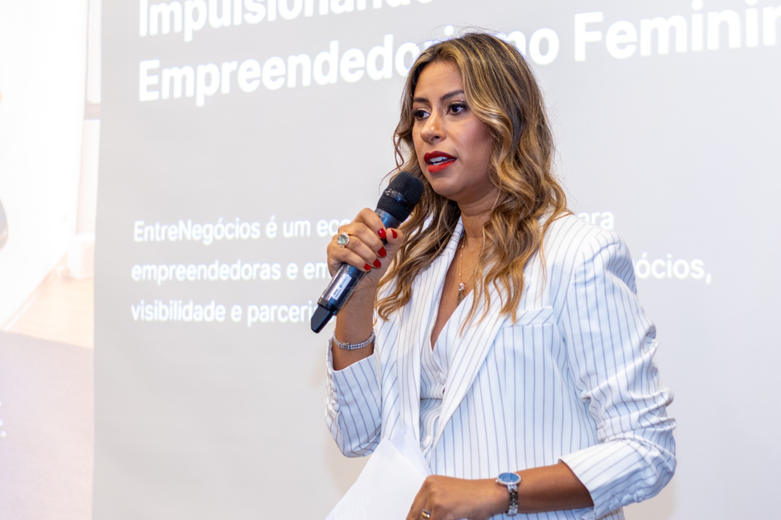 Sueli Benvenuto palestrando